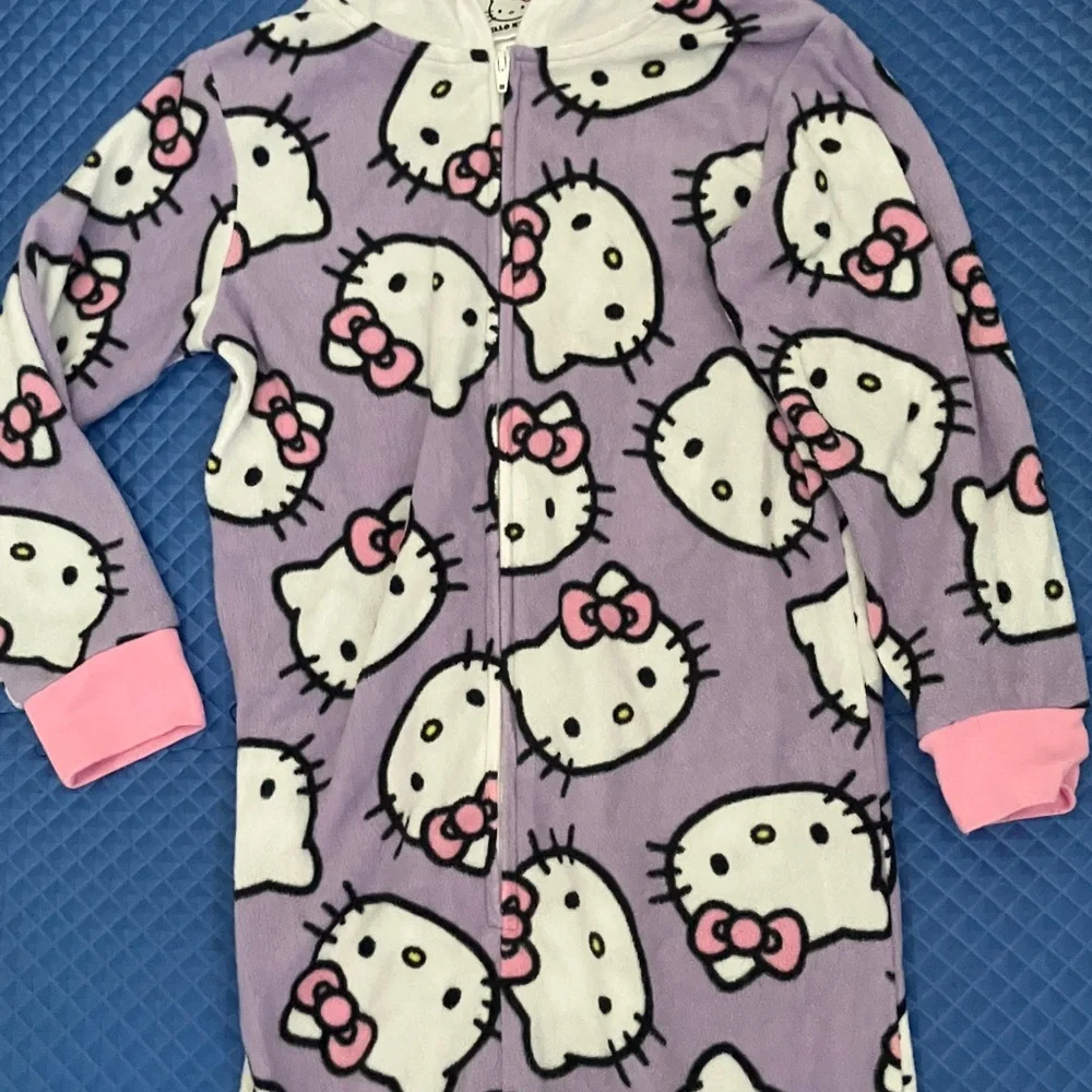 Hello Kitty Hooded One Piece Pajama Sleeper | XS 4-5